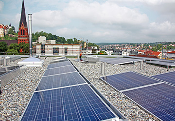 Hellenstein SolarWind GmbH – PV-Anlagen auf fremden Dächern in Heidenheim, hier im City Viertel Plocquet